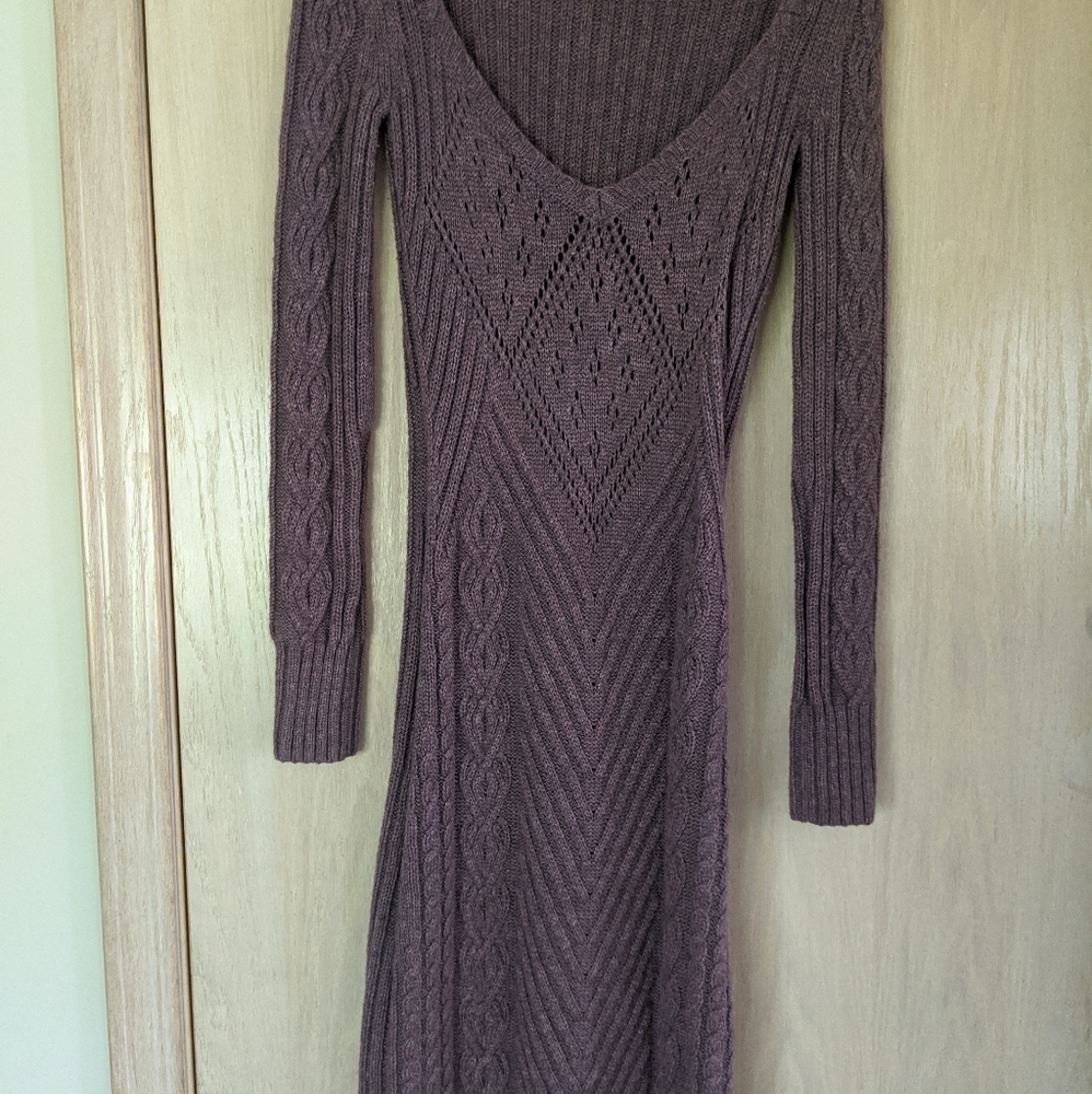 Vintage Victoria's Secret Heather Plum Sweater dress